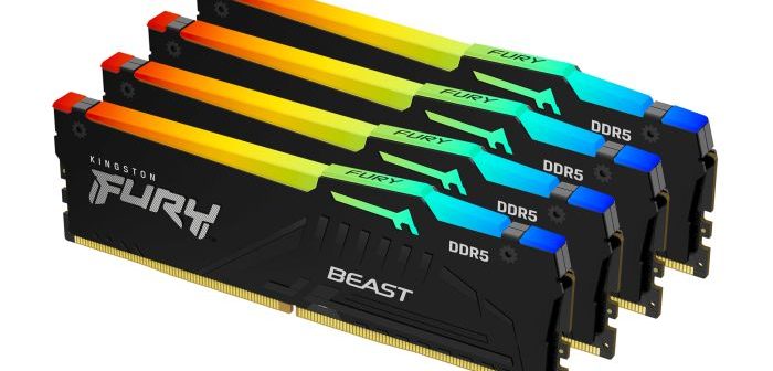 Overklokujte sa stilom uz Kingston FURY Beast DDR5 RGB