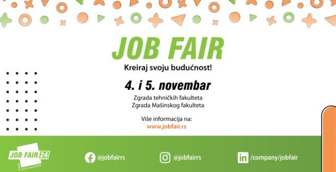 Sajam poslova i praksi: JobFair – Kreiraj svoju budućnost!