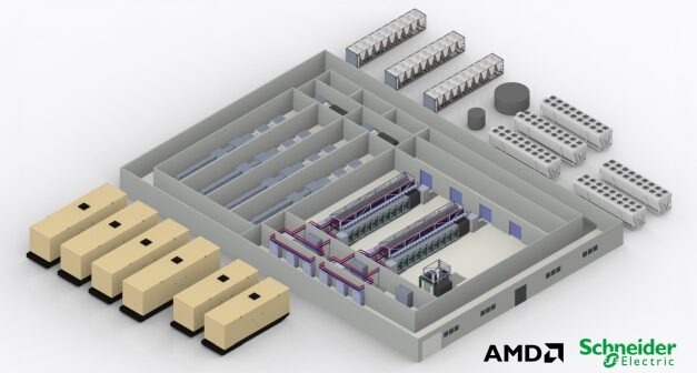 Schneider Electric i AMD predstavlili prvi referentni dizajn za platformu Helios kako bi ubrzali implementaciju i puštanje u rad AI fabrika